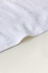 White 10pcs Zero Twist Towel Set