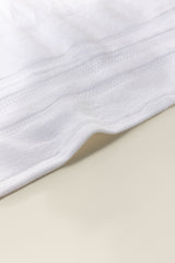 White 3pc Zero Twist Towel Set