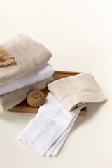 White 3pc Zero Twist Towel Set