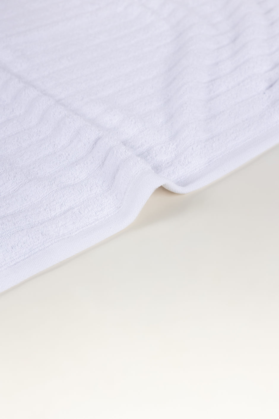 White Combed Plain Towel 26
