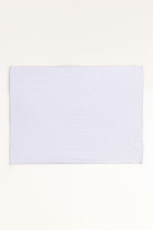 White Glow Dyed Placemat Pair