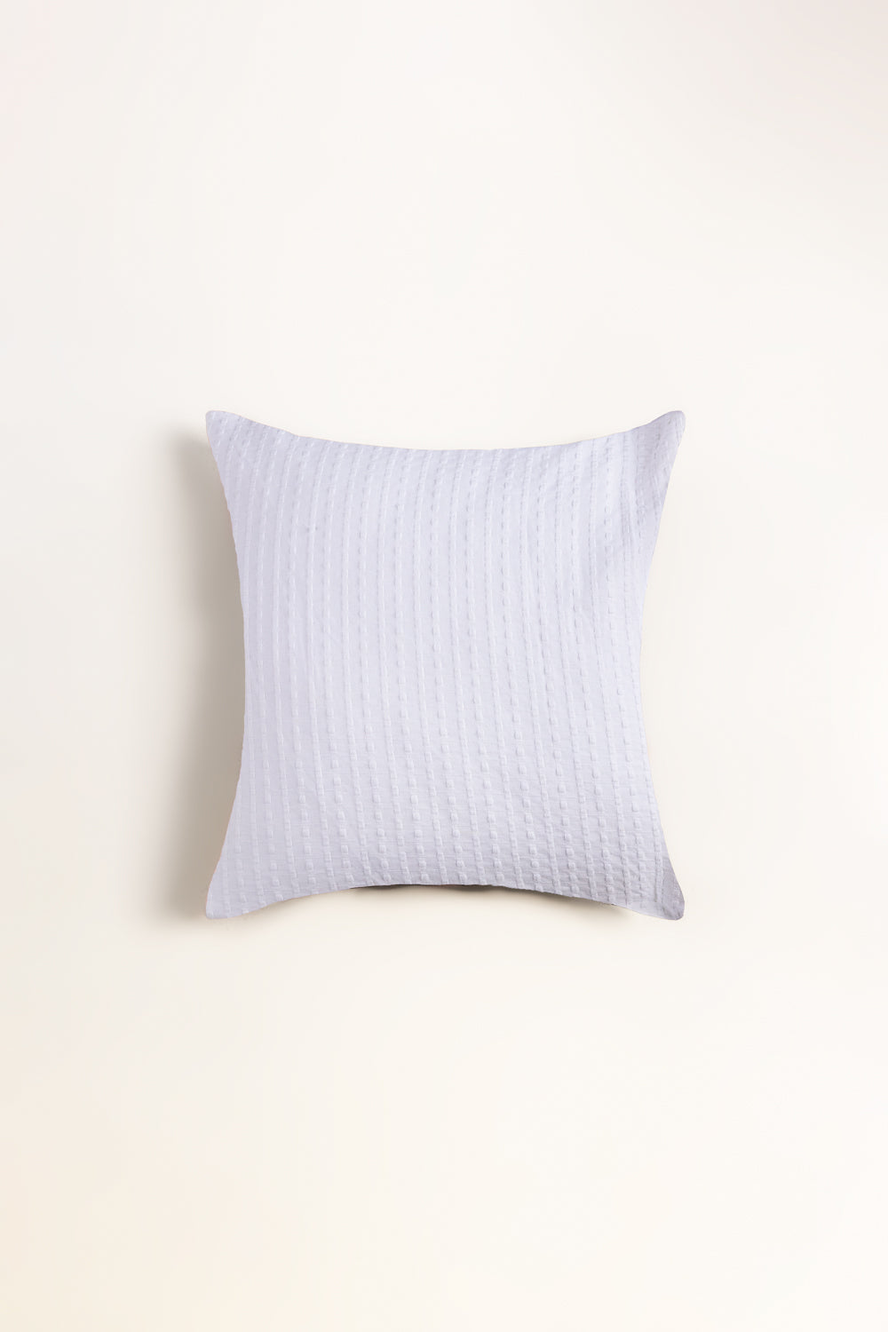 White Glow Dyed Square Cushion