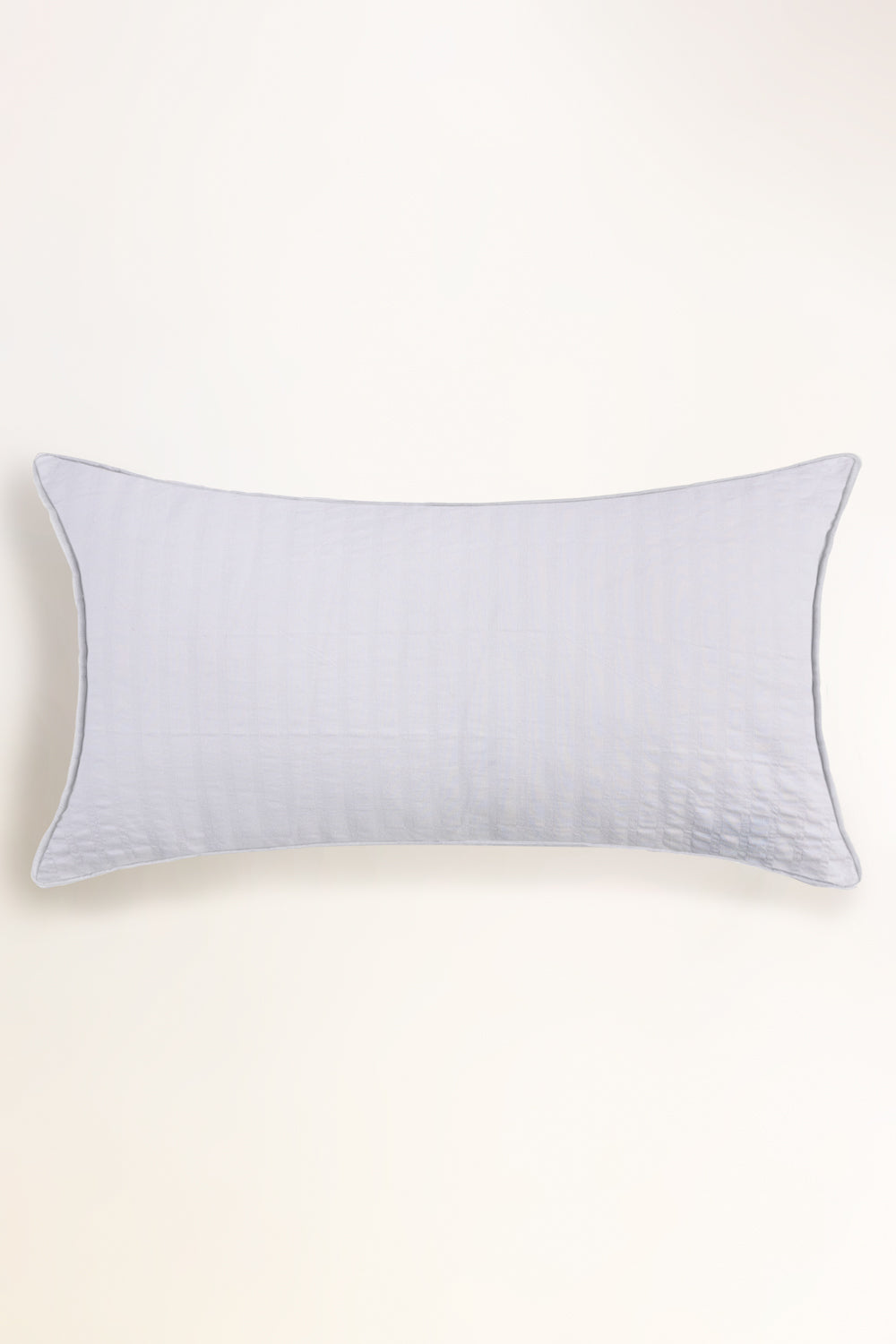 White Seersucker Dyed Deck Cushion Cover
