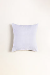 White T-150 Seersucker Square Cushion Cover