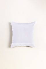 White T-150 Seersucker Square Cushion Cover