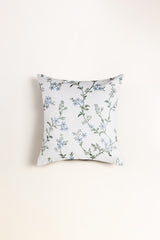 White T-400 Embroidered Square Cushion Cover 26