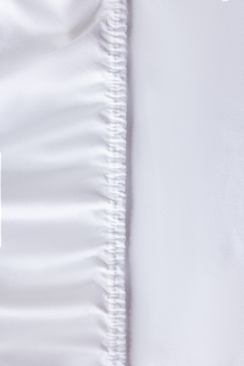 White Water Repellent Jersey Fitted  Sheet 25