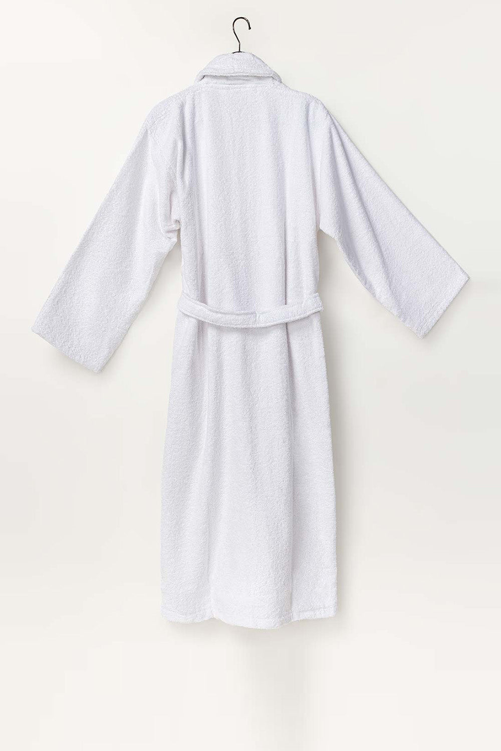 White Combed Bathrobe