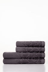 Windly Jacquard 4pcs Towel Set