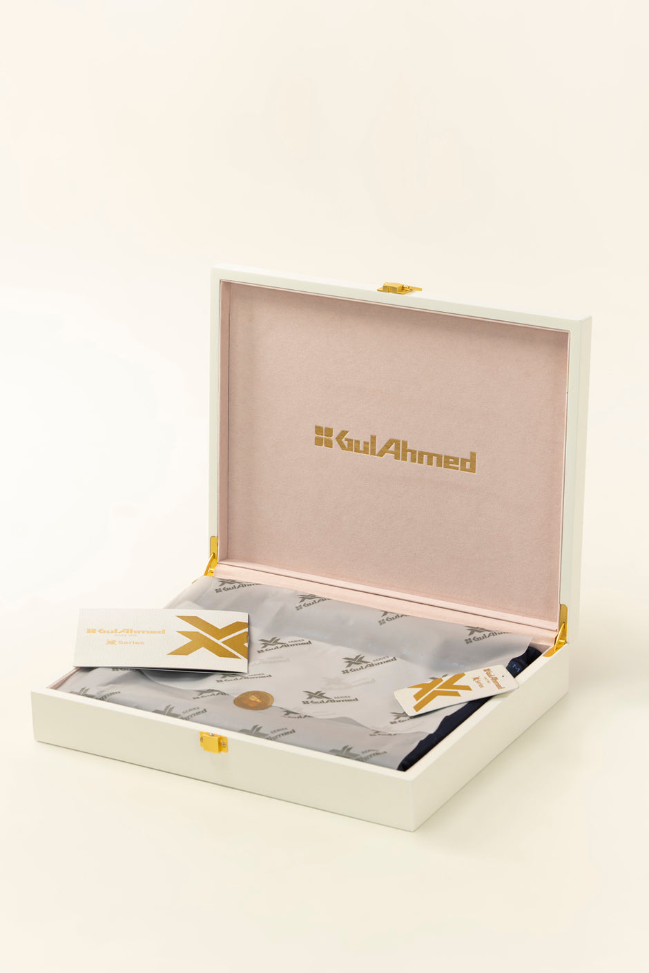 X-Series Moire Unstitched Fabric Cotton with Gift Box
