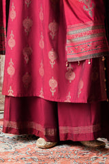 3 Piece Yarn Dyed Jacquard Suit with Shirt and Trouser MJ-52038