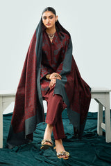 3 Piece Yarn Dyed Jacquard Suit with Dupatta MJ-52051