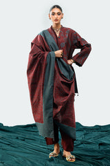 3 Piece Yarn Dyed Jacquard Suit with Dupatta MJ-52051