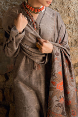 3 Piece Yarn Dyed Self Jacquard Suit with Shirt and Trouser MJ-52039