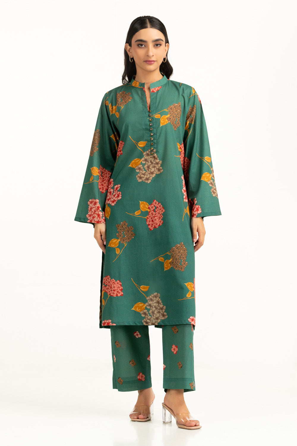 Yarn Lurex Printed Co-Ord Set IUSTTS-1316