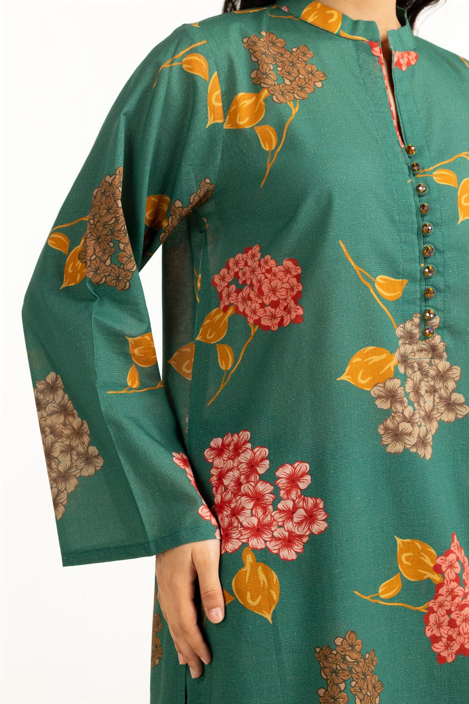 Yarn Lurex Printed Co-Ord Set