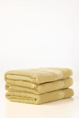 Yellow Dyed Bath Towel