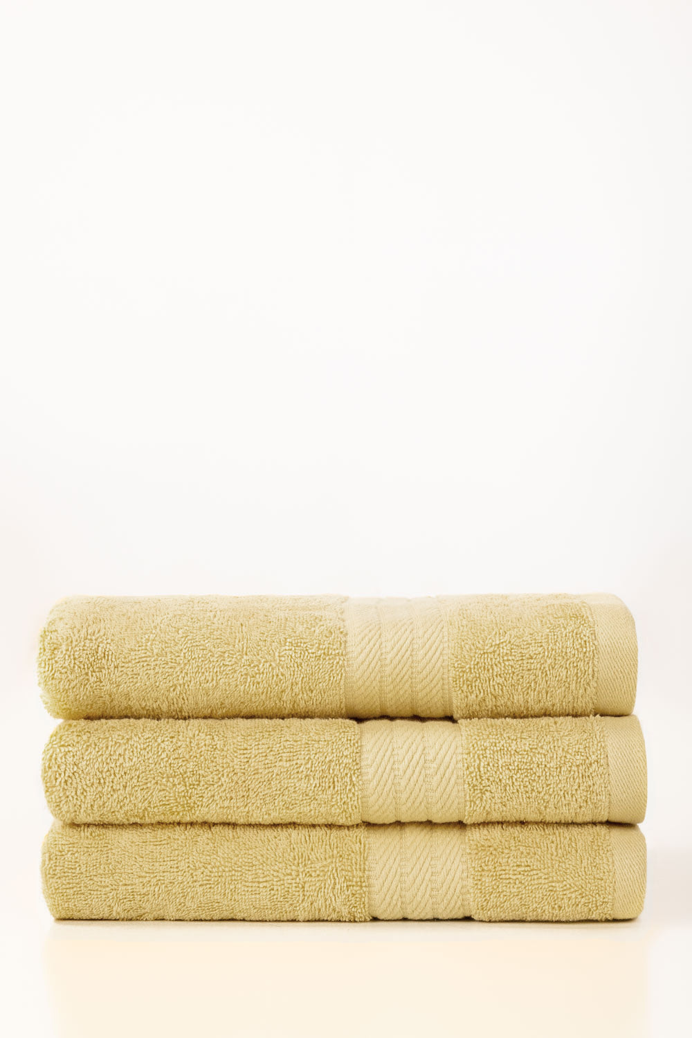 Yellow Dyed Bath Towel