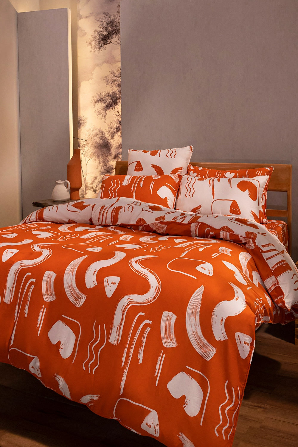 Abstract T-200 Quilt Cover Set