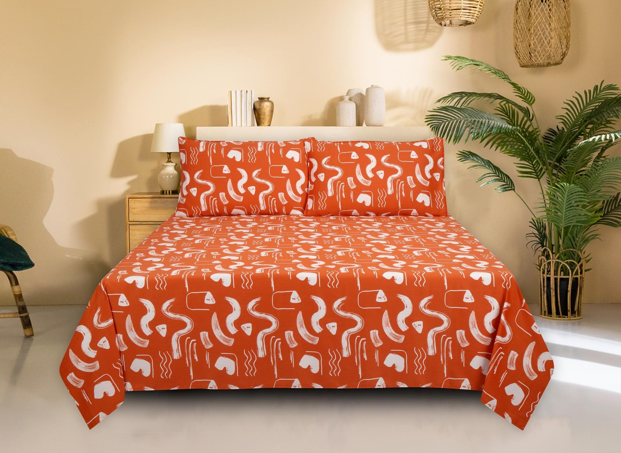 Abstract T-200 Bed Sheet Set