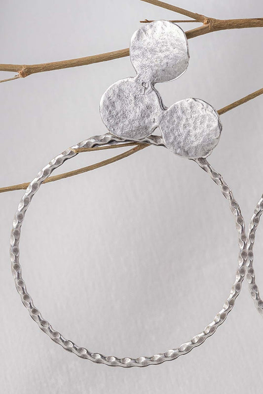 Abstract Silver Earrings IFA-ER-030