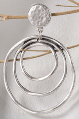 Abstract Silver Earrings IFA-ER-032