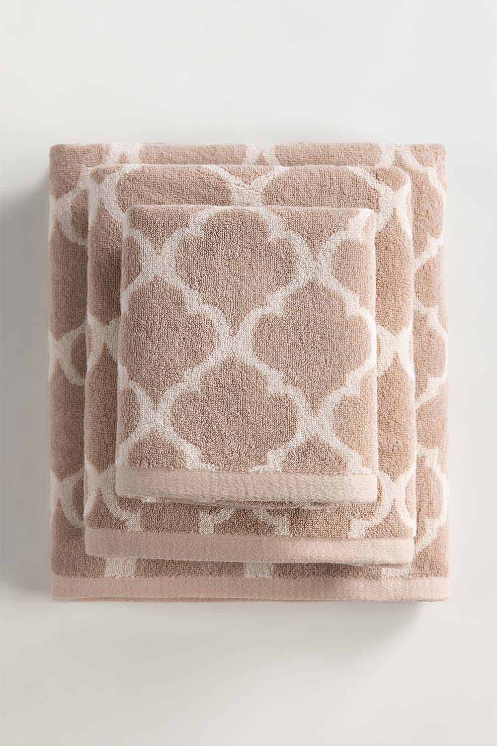 Almond Jacquard Yarn Dyed Towel