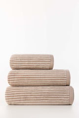 Almond Stripe Yarn Dyed Towel