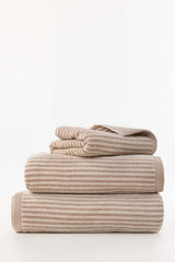 Almond Stripe Yarn Dyed Towel
