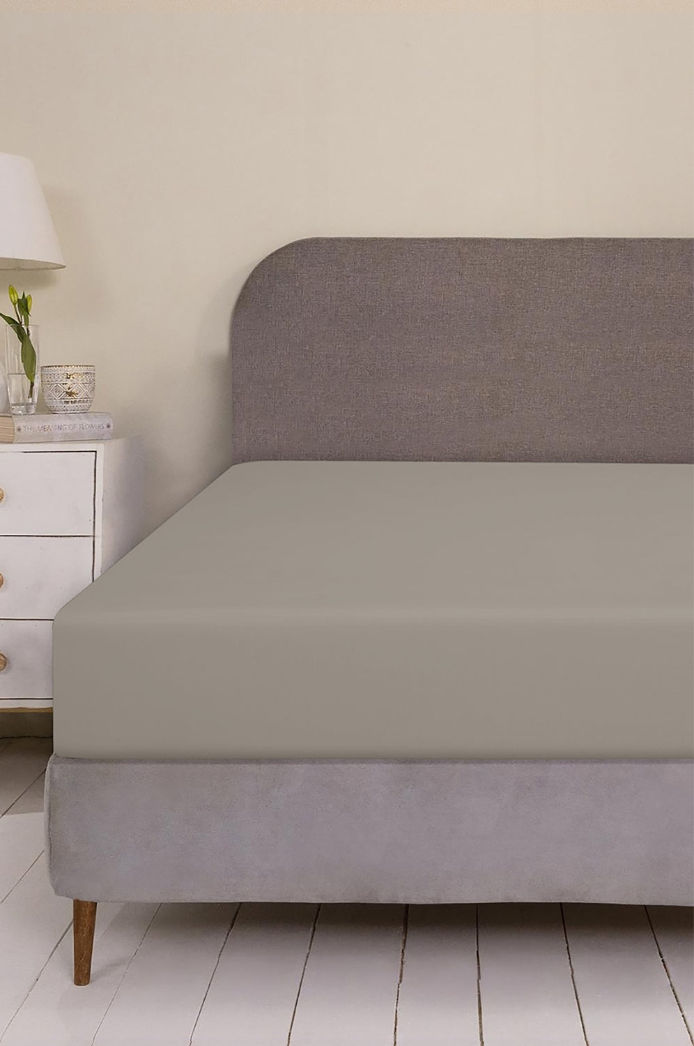 Almondine Dyed Fitted Sheet