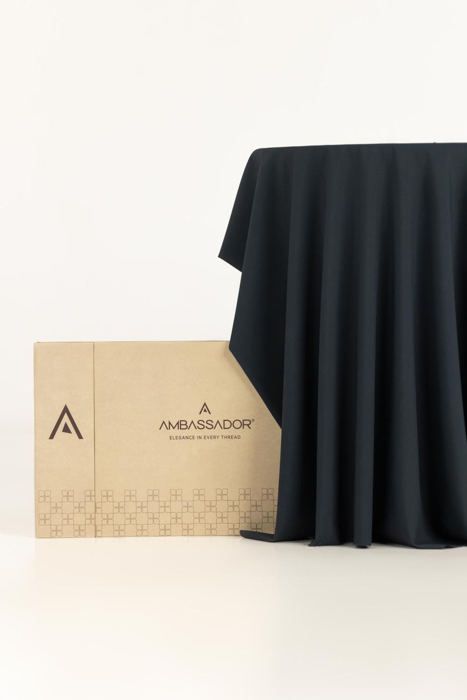 AMBASSADOR PEACH Unstitched Fabric Blended with Gift Box