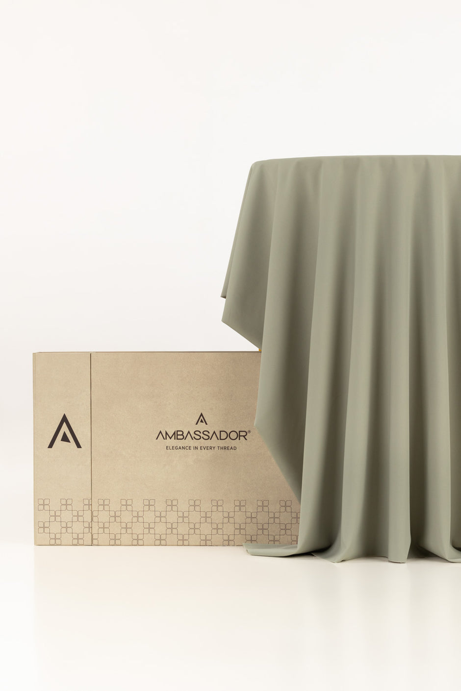 AMBASSADOR PEACH Unstitched Fabric Blended with Gift Box
