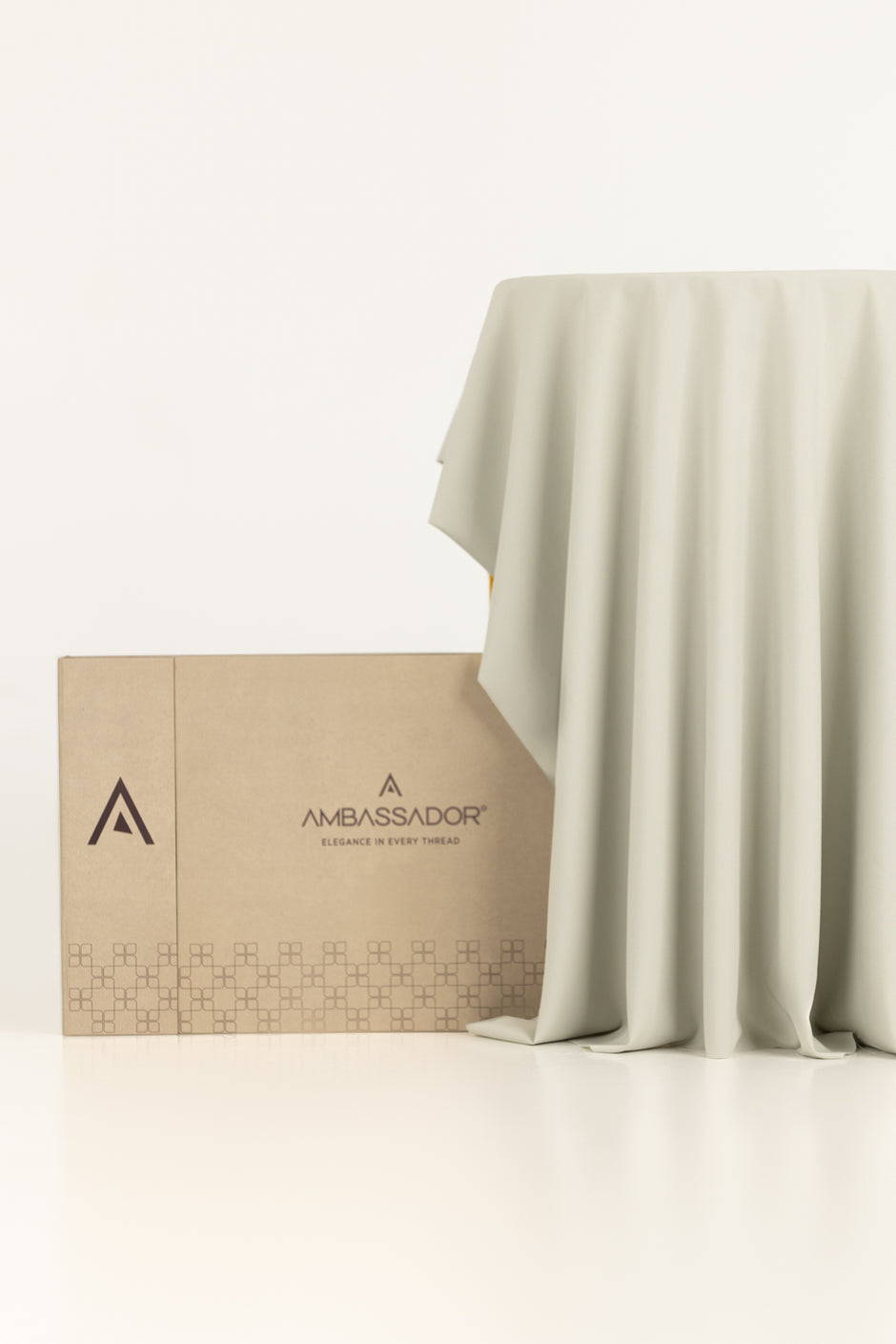 AMBASSADOR PEACH Unstitched Fabric Blended with Gift Box