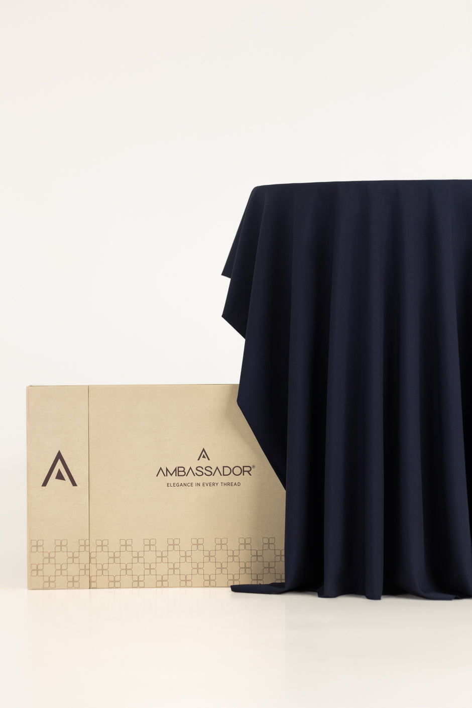 AMBASSADOR PEACH Unstitched Fabric Blended with Gift Box