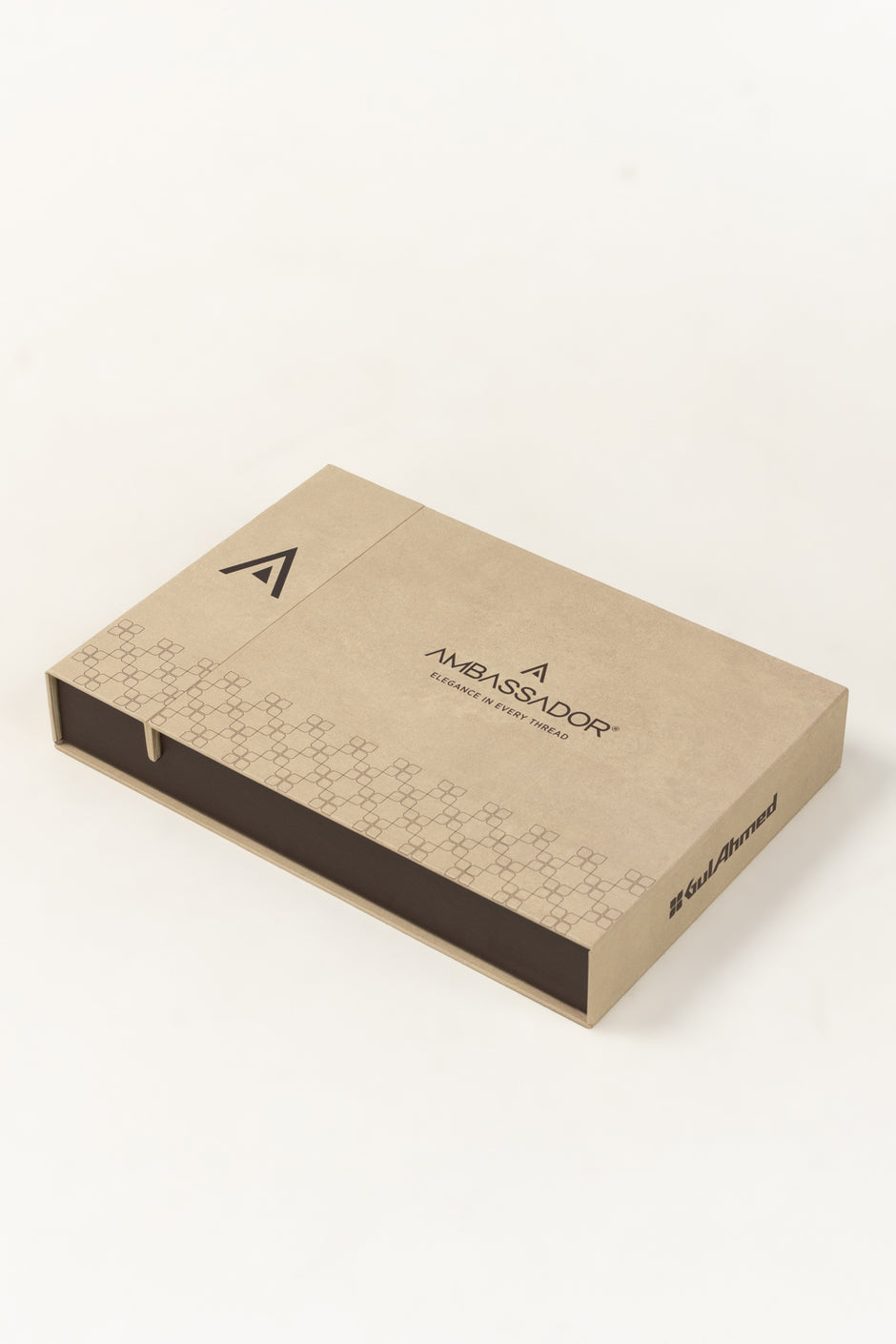 AMBASSADOR PEACH Unstitched Fabric Blended with Gift Box