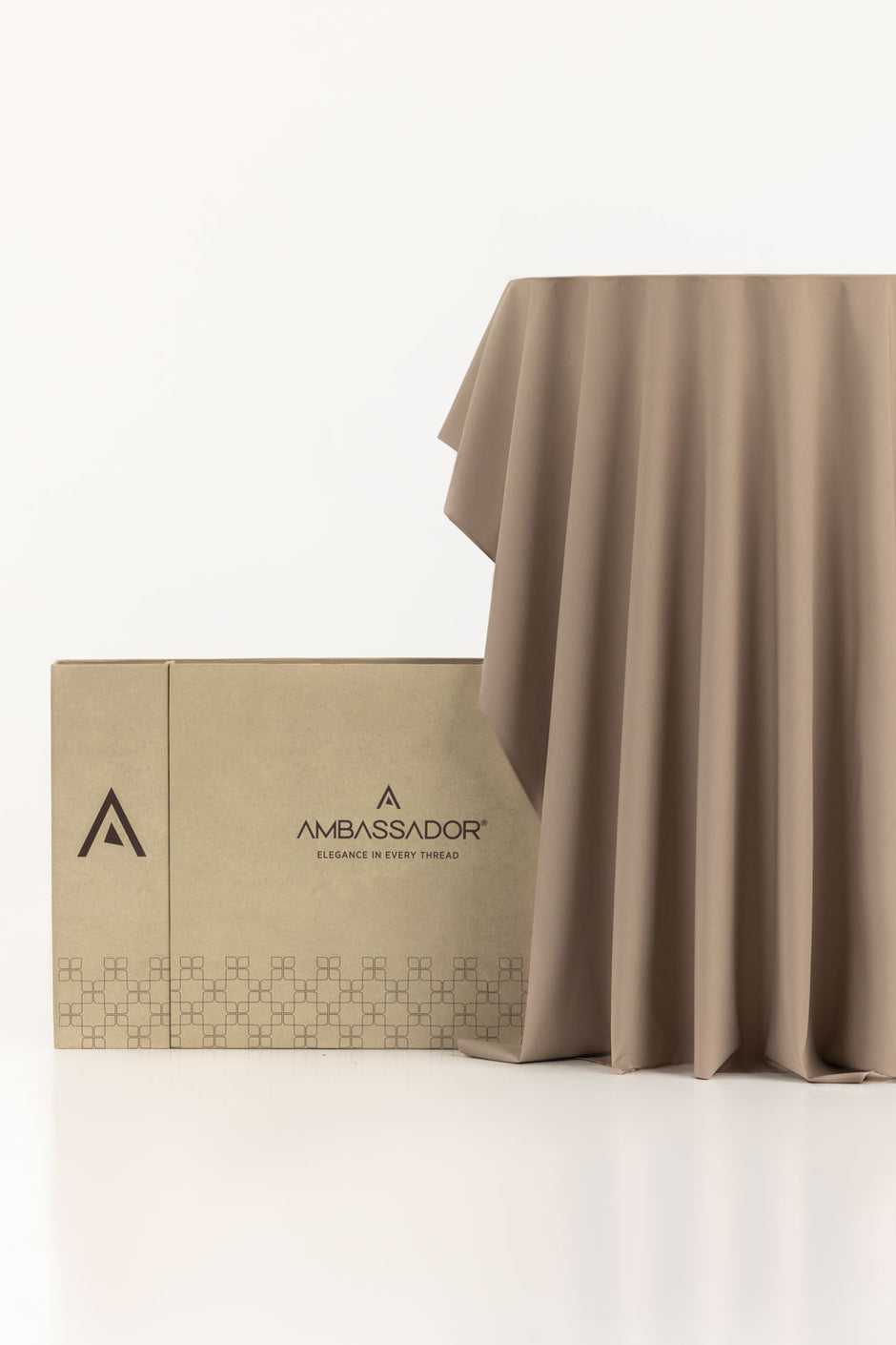 AMBASSADOR Unstitched Fabric Blended with Gift Box