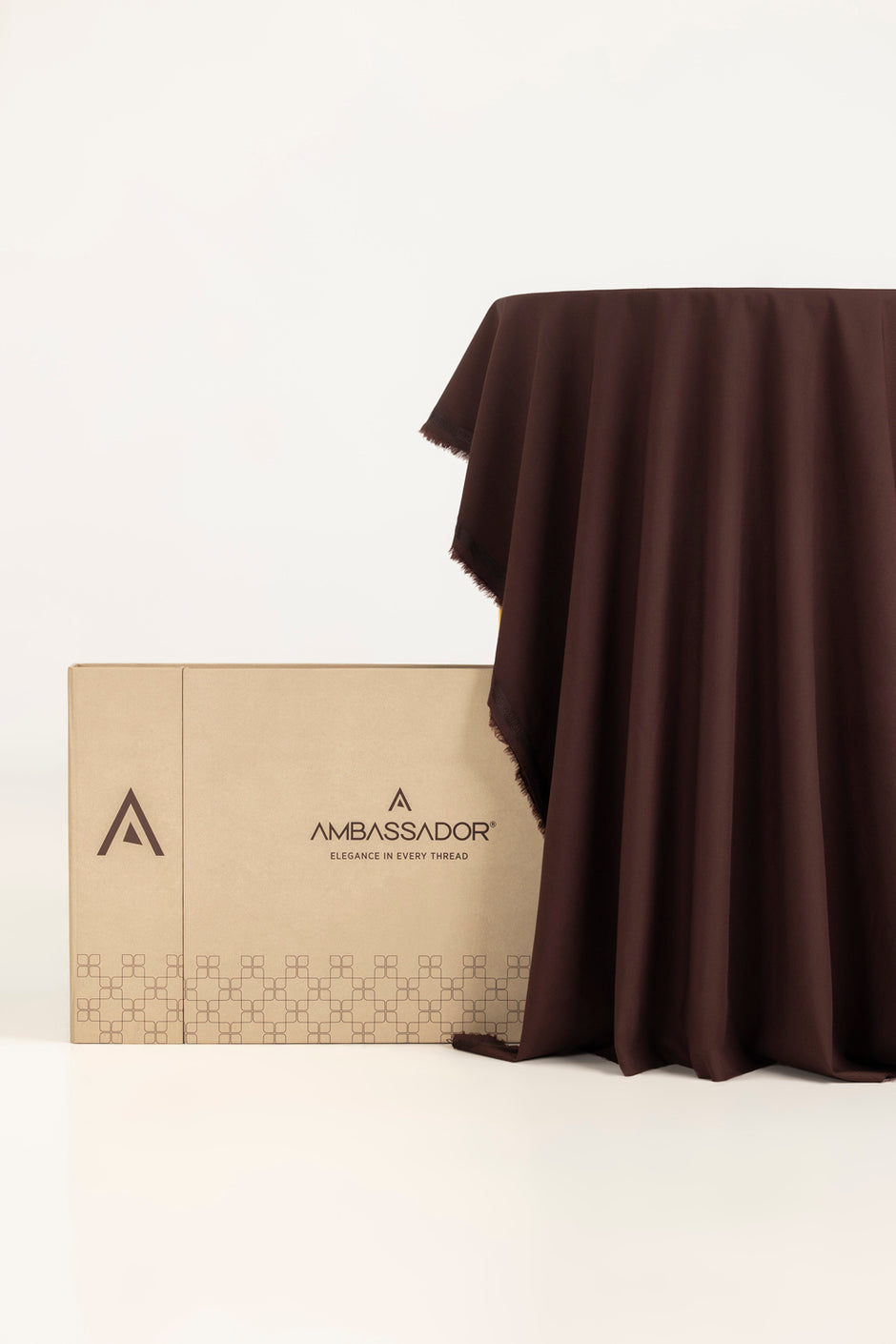 AMBASSADOR Unstitched Fabric Blended with Gift Box