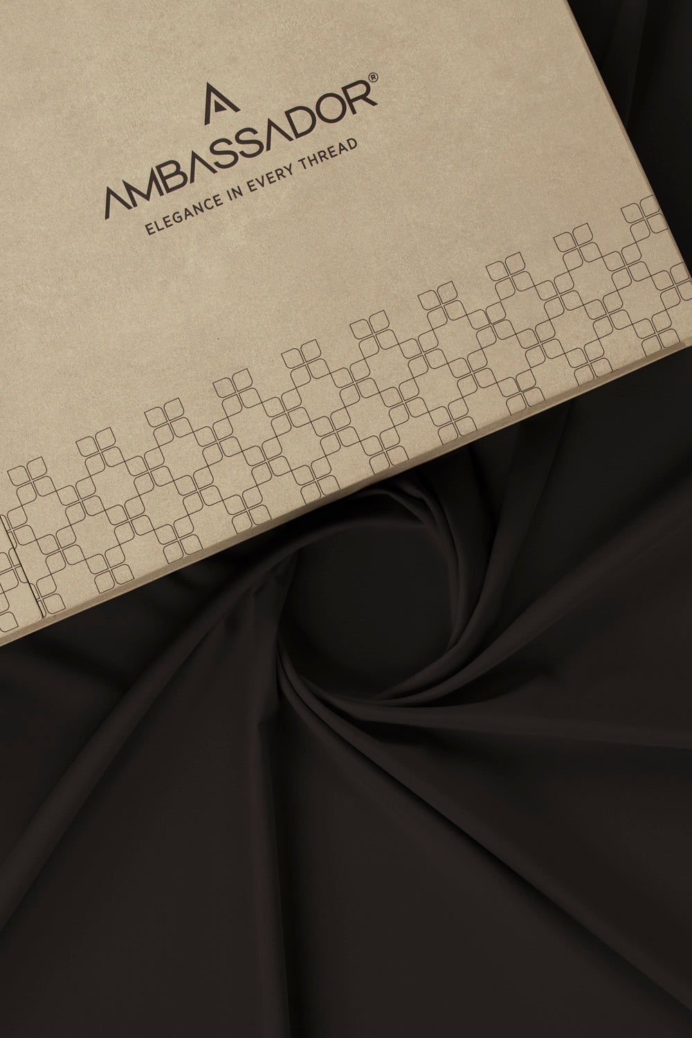 Ambassador Unstitched Fabric Blended with Gift Box -N
