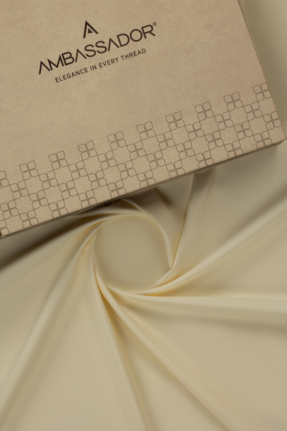 AMBASSADOR Unstitched Fabric Blended with Gift Box
