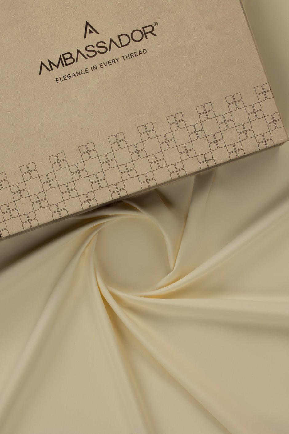 AMBASSADOR Unstitched Fabric Blended with Gift Box