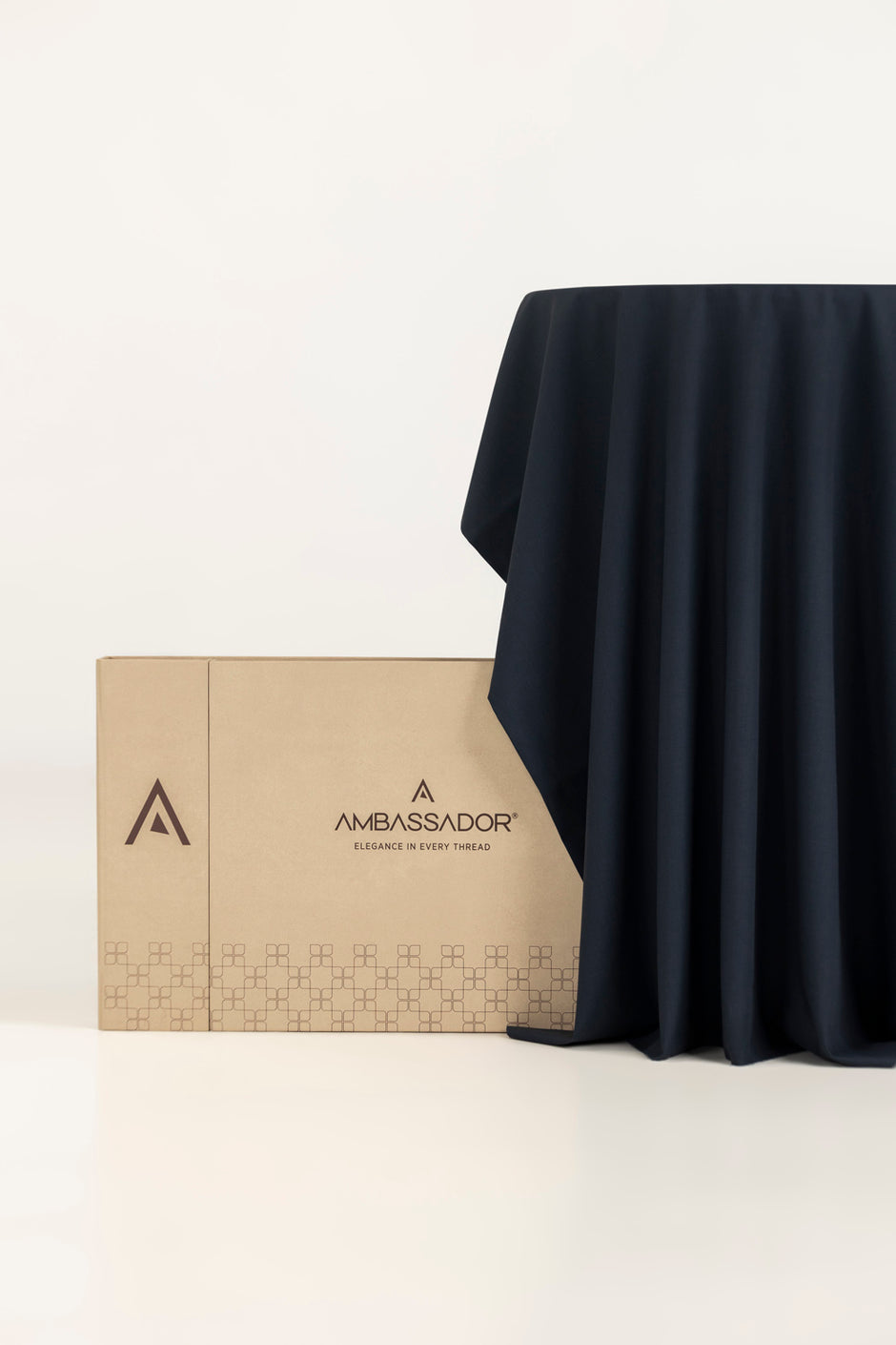AMBASSADOR Unstitched Fabric Blended with Gift Box