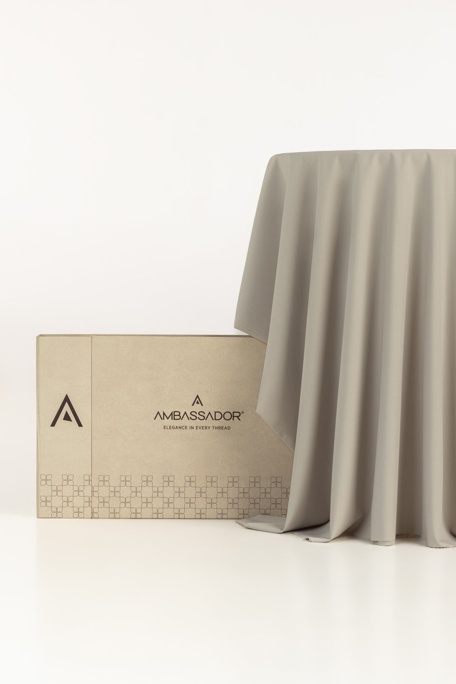 AMBASSADOR Unstitched Fabric Blended with Gift Box