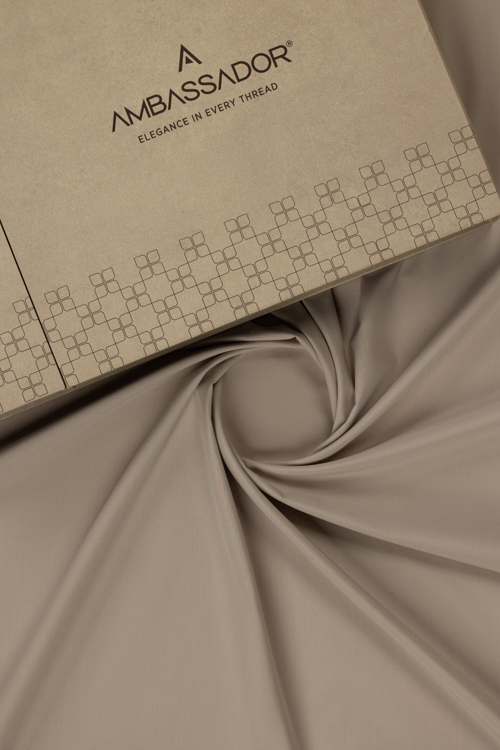 AMBASSADOR Unstitched Fabric Blended with Gift Box