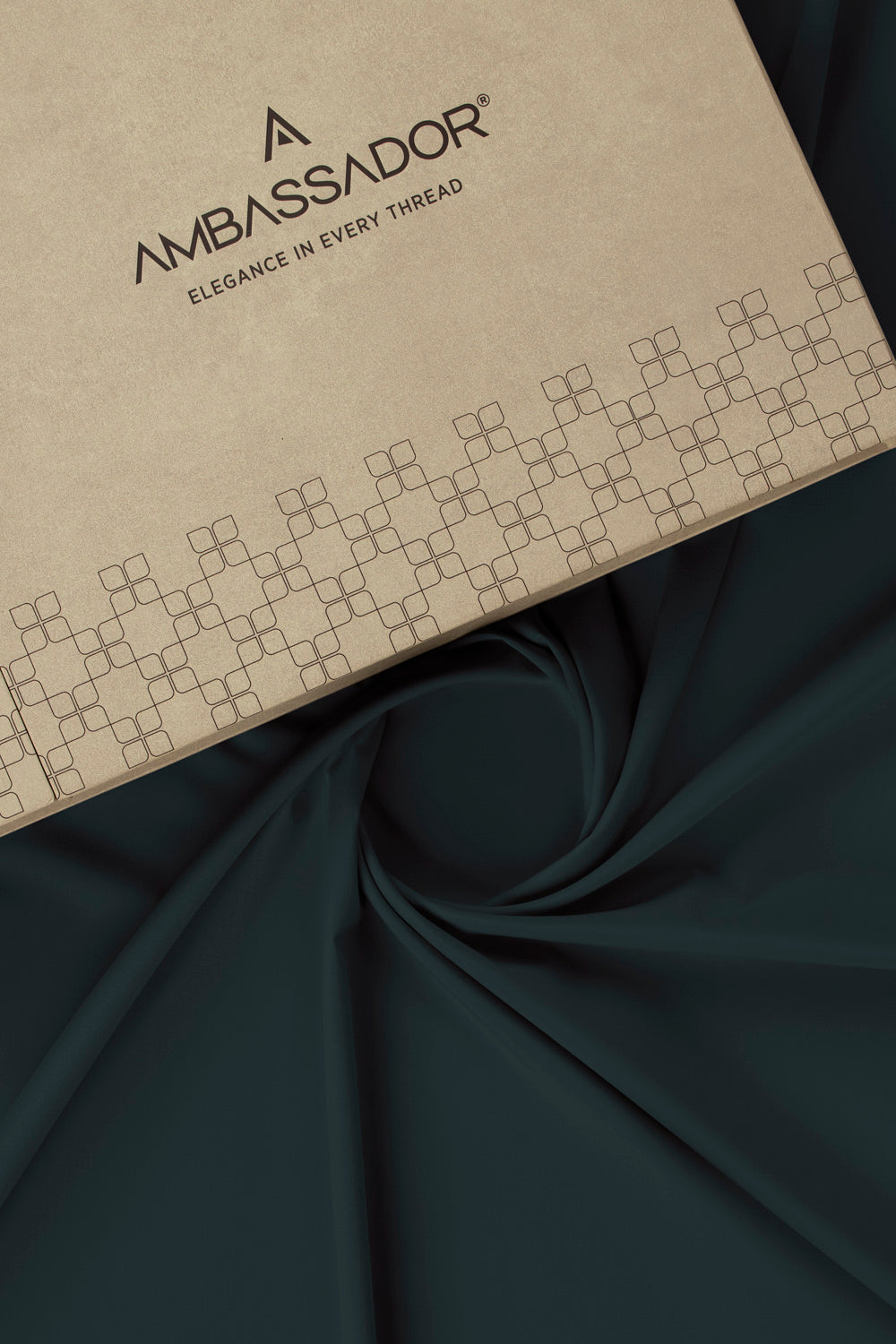 Ambassador Unstitched Fabric Blended with Gift Box -N
