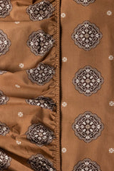 Amber Brown T-150 Fitted Sheet