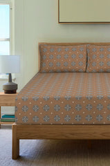 Amber Brown T-150 Fitted Sheet