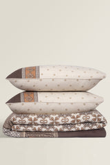 Amber Brown T-150 Quilt Cover Set