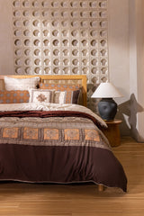 Amber Brown T-150 Quilt Cover Set