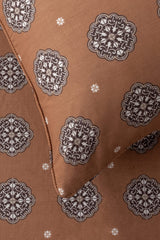 Amber Brown T-150 Bed Sheet Set