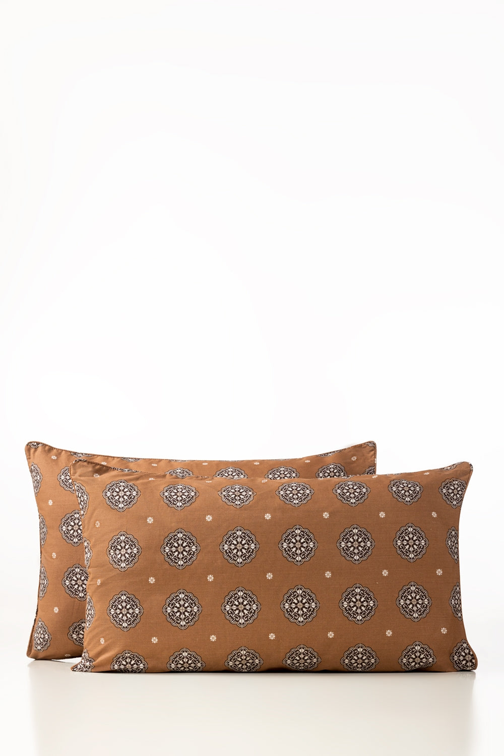 Amber Brown T-150 Pillow Cover Set